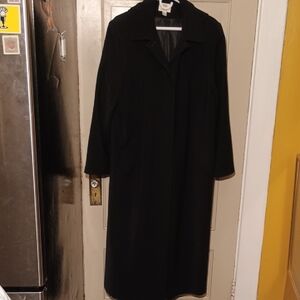 Classic Black Overcoat